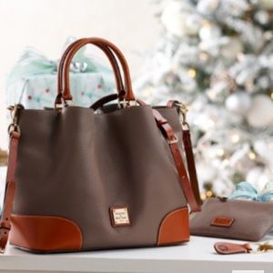 ❤️ Dooney & Bourke Pebble Leather Satchel